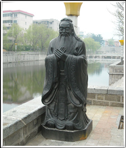 孔子銅像定做加工
